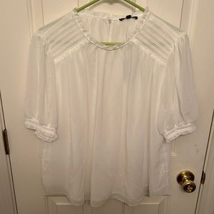 NWT white shirt size large